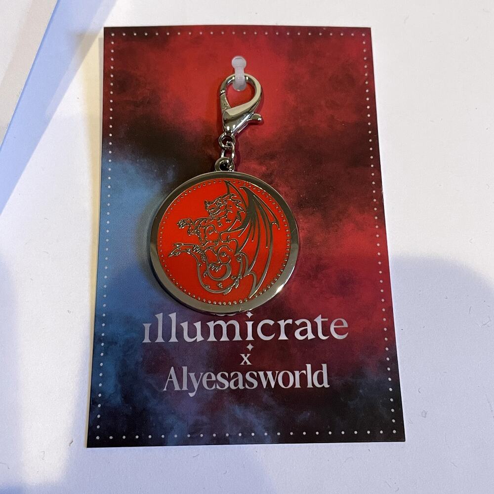 Illumicrate Legendborn Zipper Charm Pendragon Bree Tracy Deonn